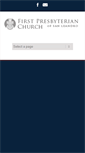 Mobile Screenshot of firstpresbyterianchurchsl.org